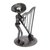 Upcycled metal auto sculpture, 'Harpist' - Upcycled Metal Auto Sculpture of a Harpist from Mexico (image 2d) thumbail