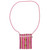 Cotton cell phone bag, 'Bubblegum' - Mexican Artisan Crafted Striped 100% Cotton Cell Phone Bag (image 2a) thumbail