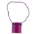 Cotton cell phone bag, 'Purple Diamonds' - Hand Woven 100% Cotton Cell Phone Bag with Diamond Motif (image 2a) thumbail