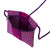 Cotton cell phone bag, 'Purple Diamonds' - Hand Woven 100% Cotton Cell Phone Bag with Diamond Motif (image 2c) thumbail