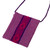 Cotton cell phone bag, 'Purple Diamonds' - Hand Woven 100% Cotton Cell Phone Bag with Diamond Motif (image 2e) thumbail