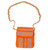 Cotton sling, 'Ginger and Spice' - Mexican 100% Cotton Hand Woven Orange Striped Sling thumbail