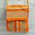 Cotton sling, 'Ginger and Spice' - Mexican 100% Cotton Hand Woven Orange Striped Sling (image 2b) thumbail