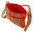 Cotton sling, 'Ginger and Spice' - Mexican 100% Cotton Hand Woven Orange Striped Sling (image 2e) thumbail