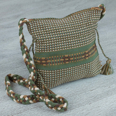 Cotton sling, Interlaced in Green