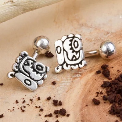 Sterling silver cufflinks, Historical Symbols