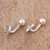 Sterling silver cufflinks, 'Ancient Era' - Handcrafted Sterling Silver Cufflinks from Mexico (image 2c) thumbail
