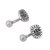 Sterling silver cufflinks, 'Ancient Era' - Handcrafted Sterling Silver Cufflinks from Mexico (image 2d) thumbail