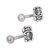 Sterling silver cufflinks, 'Ancient Culture' - Handmade Sterling Silver Cufflinks from Mexico (image 2a) thumbail