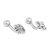 Sterling silver cufflinks, 'Cultural Intrigue' - Handcrafted Sterling Silver Cufflinks from Mexico (image 2d) thumbail