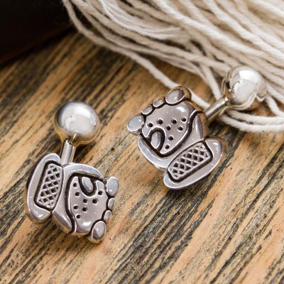 Sterling silver cufflinks, Glyphs of Old