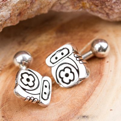 Sterling silver cufflinks, Ancient Pride