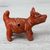 Ceramic ocarina, 'Laughing Dog' - Handcrafted Ceramic Dog Theme Mexican Ocarina Flute (image 2c) thumbail