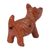 Ceramic ocarina, 'Laughing Dog' - Handcrafted Ceramic Dog Theme Mexican Ocarina Flute (image 2e) thumbail