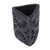 Ceramic pencil holder, 'Oaxacan Midnight' - Oaxaca Barro Negro Ceramic Triangular Pencil Holder (image 2a) thumbail