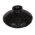 Ceramic decorative vase, 'Oaxacan Vessel' - Oaxaca Barro Negro Decorative Ceramic Floral Motif Low Vase (image 2a) thumbail