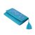 Cotton wallet, 'Sky Garden' - Handcrafted Sky Blue Embroidered Cotton Wallet with Tassel (image 2d) thumbail