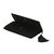 Cotton wallet, 'Midnight Sky Garden' - Handcrafted Black Embroidered Cotton Wallet with Tassel (image 2e) thumbail