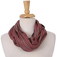 Cotton infinity scarf,