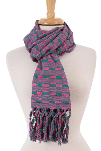 Cotton shawl, Winsome Combination