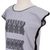 Handwoven embroidered cotton blouse, 'Grey Field' - Grey Blouse with Black Cotton Embroidery from Mexico (image 2b) thumbail
