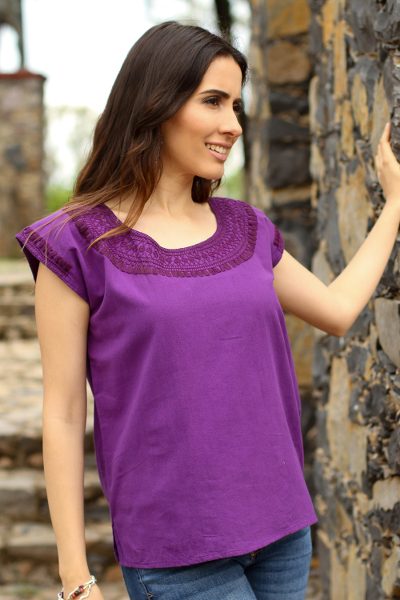 Cotton blouse, Royal Fiesta