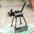 Upcycled metal auto part sculpture, 'Pretty Feline' - Upcycled Metal Auto Part Cat Sculpture from Mexico thumbail
