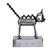 Upcycled metal auto part sculpture, 'Pretty Feline' - Upcycled Metal Auto Part Cat Sculpture from Mexico (image 2c) thumbail