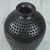 Ceramic decorative vase, 'Leafy Light' - Barro Negro Style Black Pottery Leaf Cutwork Decorative Vase (image 2c) thumbail