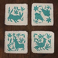 Cotton coasters,