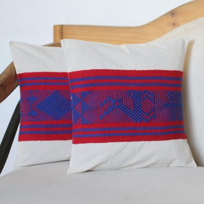 Cotton cushion covers, Flying Leap (pair)