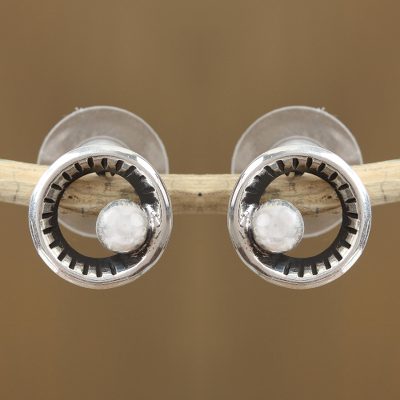 Sterling silver stud earrings, Wheel of Time