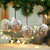 Sterling silver accented copper ornaments, 'Christmas Pine' (set of 4) - Sterling Silver Accent Copper Tree Ornaments (Set of 4) (image 2) thumbail
