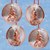 Sterling silver accented copper ornaments, 'Christmas Pine' (set of 4) - Sterling Silver Accent Copper Tree Ornaments (Set of 4) (image 2c) thumbail