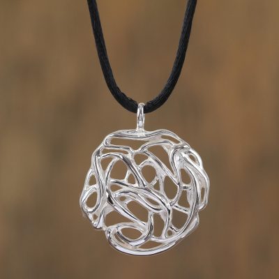 Sterling silver pendant necklace, Overwhelming Beauty
