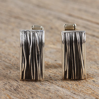 Sterling silver cufflinks,