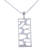 Sterling silver pendant necklace, 'Organic Form' - Modern Sterling Silver Pendant Necklace from Mexico (image 2c) thumbail