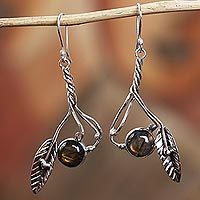 Labradorite dangle earrings,