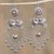 Sterling silver chandelier earrings, 'Amorous Delight' - Heart-Shaped Taxco Sterling Silver Chandelier Earrings (image 2b) thumbail