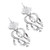 Sterling silver chandelier earrings, 'Miracle of San Miguel' - Religious Taxco Sterling Silver Chandelier Earrings (image 2c) thumbail