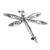 Cultured pearl filigree brooch, 'Taxco Dragonfly' - Cultured Pearl Filigree Dragonfly Brooch from Mexico (image 2b) thumbail