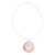 Sterling silver and copper pendant necklace, 'Rippling Eclipse' - Sterling Silver and Copper Pendant Necklace from Mexico (image 2c) thumbail