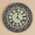 Ceramic clock, 'Timeless Talavera' - Hand-Painted Talavera Ceramic Clock from Mexico thumbail