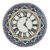 Ceramic clock, 'Timeless Talavera' - Hand-Painted Talavera Ceramic Clock from Mexico (image 2a) thumbail