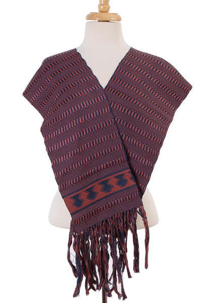 Cotton scarf, Maya Texture