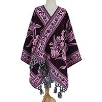 Cotton blend rebozo,