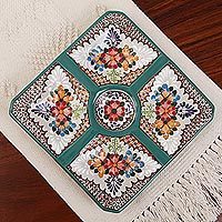 Ceramic appetizer dish,