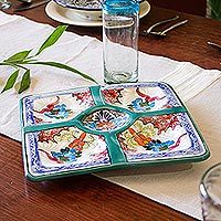 Ceramic appetizer dish,