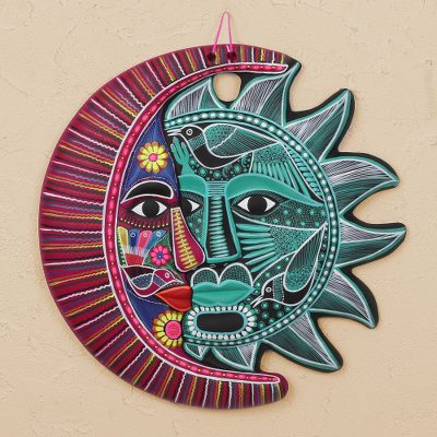 Ceramic wall art, Intricate Eclipse