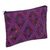 Cotton clutch, 'Diamond Patterns in Amethyst' - Diamond Motif Cotton Clutch in Amethyst from Mexico thumbail